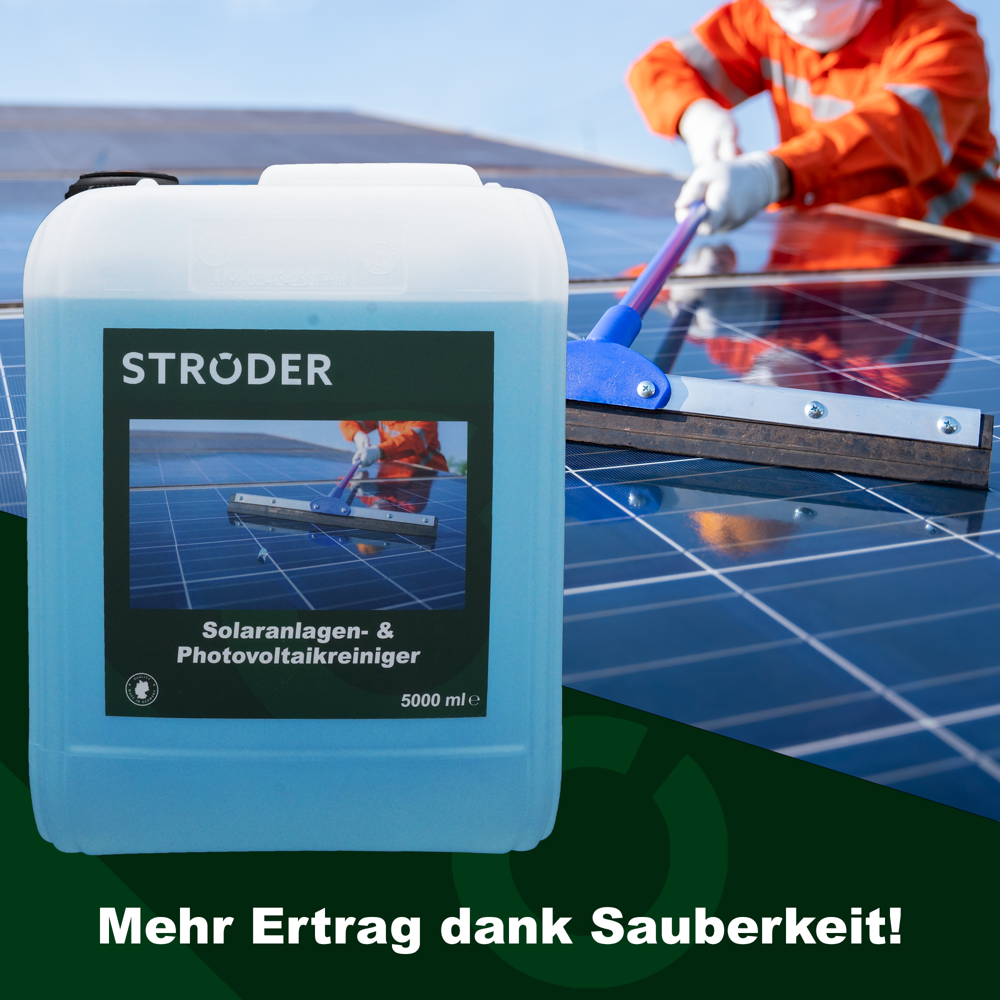 Solaranlagen- & Photovoltaikreiniger, 5 Liter inkl Ausgießer