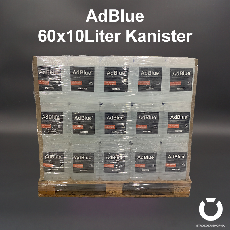 AdBlue® Palette mit Kanister, inkl. Ausgießer